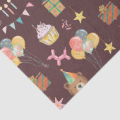 Bear Birthday Seidenpapier (Detail)