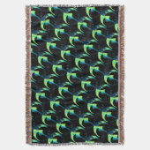 Bear Blanket Northern Lights Bear Throw Blanket Decke (Vorderseite Vertikal)