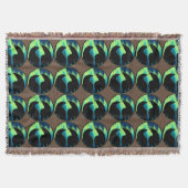 Bear Blanket Northern Lights Bear Throw Blanket Decke (Vorderseite)