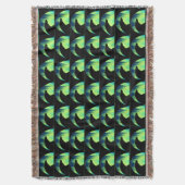 Bear Blanket Northern Lights Bear Throw Blanket Decke (Vorderseite Vertikal)