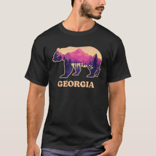 Bear Blue Ridge Georgia GA Vintage Retro Wanderung T-Shirt