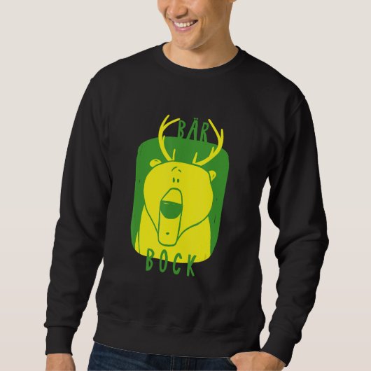 Bear Bock Bearbock Checked Bearbockt Politics Gre Sweatshirt (Vorderseite)