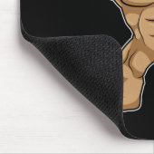 Bear Bodybuilder Bodybuilding Sports  Mousepad (Ecke)