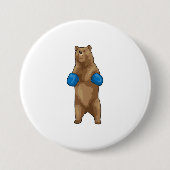 Bear Boxer Boxhandschuhe Button (Vorderseite)