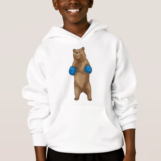 Bear Boxer Boxhandschuhe Hoodie (Vorderseite)