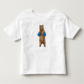 Bear Boxer Boxhandschuhe Kleinkind T-shirt (Vorderseite)