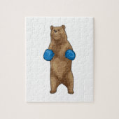 Bear Boxer Boxhandschuhe Puzzle (Vertikal)