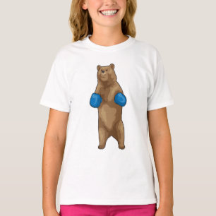 Bear Boxer Boxhandschuhe T-Shirt