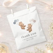Bear Boy Girl Twins - 1. Geburtstag - Geschenktütchen (Ausgeschnitten)