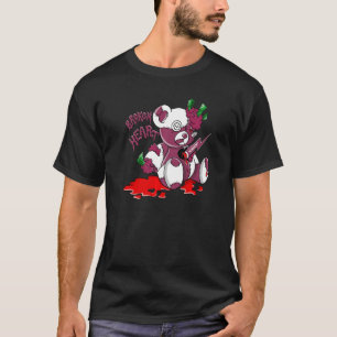 Bear Broken Heart Retro Hoch Og Bordeaux 1s Matchi T-Shirt