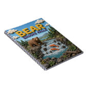 Bear Brooks Falls Moderne KlayKoo Notizblock (Rechte Seite)