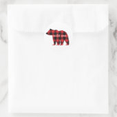 Bear Buffalo Karo Muster Cabin Stickers (Tasche)