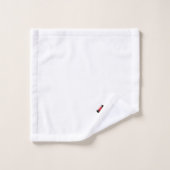 Bear Buffalo Karo Pattern Badetuch Set (Waschlappen)