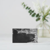 Bear Business Card (eigener Text hinzufügen) Visitenkarte (Stehend Vorderseite)
