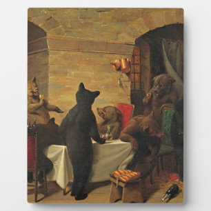 Bear Carousel By William Holbrook Beard Fotoplatte