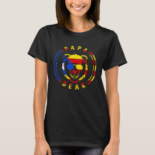 Bear Catalonia Vater Step Vater Geburtstag Vater D T-Shirt