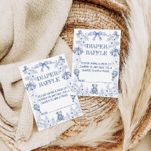 Bear Chinoiserie Floral Baby Dusche Windeln Windel