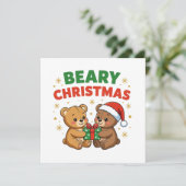 Bear Christmas (Stehend Vorderseite)