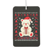 Bear Christmas Christmas (1) Autolufterfrischer (Vorderseite)