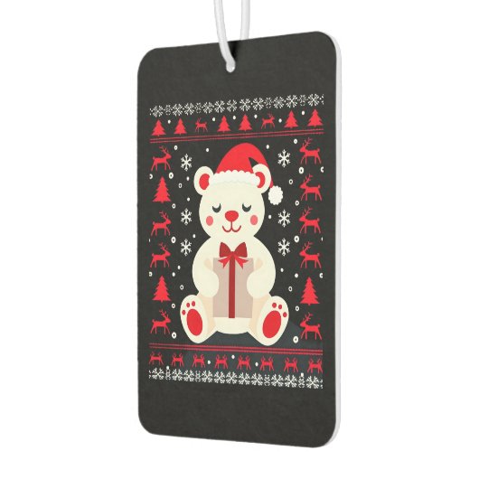 Bear Christmas Christmas (1) Autolufterfrischer (Links)