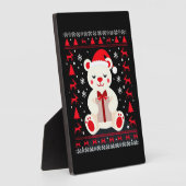 Bear Christmas Christmas (1) Fotoplatte (Seite)