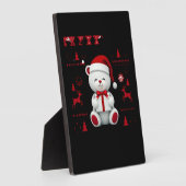 Bear Christmas Christmas (2) Fotoplatte (Seite)