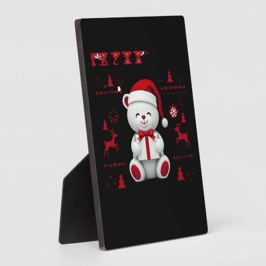 Bear Christmas Christmas (2) Fotoplatte (Seite)