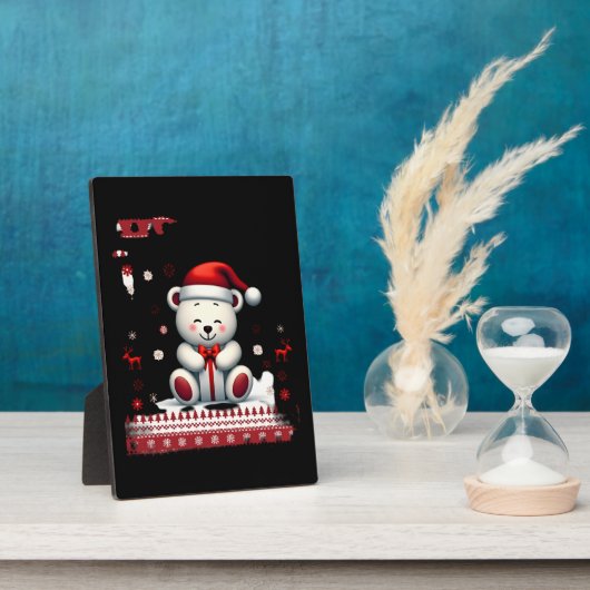 Bear Christmas Christmas (4) Fotoplatte (Seite)