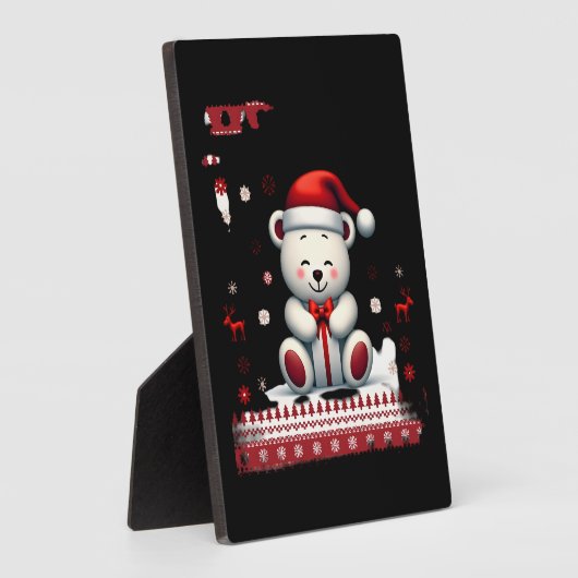 Bear Christmas Christmas (4) Fotoplatte (Seite)