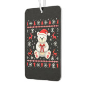 Bear Christmas Christmas Autolufterfrischer (Links)