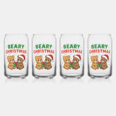 Bear Christmas Dosenglas (Vorderseite)