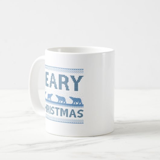 Bear Christmas Kaffeetasse (Vorderseite Links)