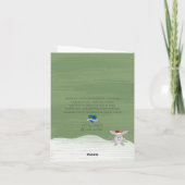 Bear Christmas Karte (Rückseite)