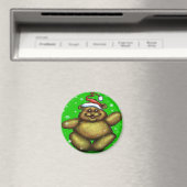 Bear Christmas Magnet (In Situ (Geschirrspüler))