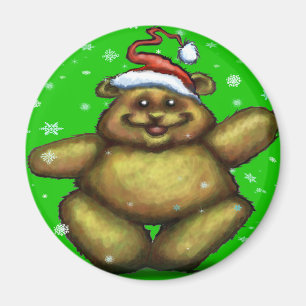 Bear Christmas Magnet