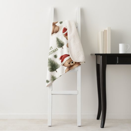 Bear Christmas Sherpadecke (Beispiel)