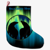 Bear Christmas Strumpf Custom Bären Strumpf Großer Weihnachtsstrumpf (Vorderseite)