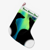 Bear Christmas Strumpf Custom Bären Strumpf Großer Weihnachtsstrumpf (Vorderansicht (hängend))