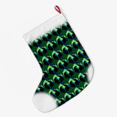 Bear Christmas Strumpf Custom Bären Strumpf Großer Weihnachtsstrumpf (Rückseite (Hängend))