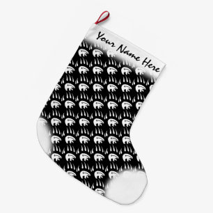 Bear Christmas Strumpf Native Bear Claw Strumpf Großer Weihnachtsstrumpf