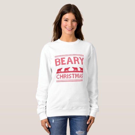 Bear Christmas Sweatshirt (Vorne ganz)