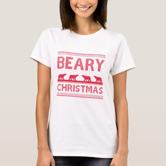 Bear Christmas T-Shirt (Vorderseite)