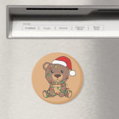 Bear Christmas Winter Animals Bears Magnet (In Situ (Geschirrspüler))