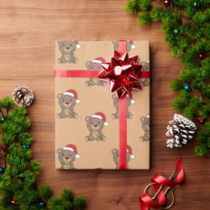 Bear Christmas Winter Animals Bears Wrapping Paper Geschenkpapier