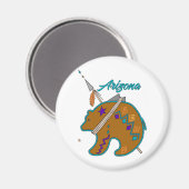 Bear Clan Arrow Magnet (Vorderseite/Rückseite)