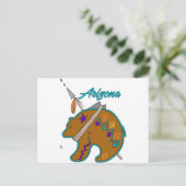 Bear Clan Arrow Postkarte (Stehend Vorderseite)
