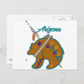 Bear Clan Arrow Postkarte (Vorne/Hinten)