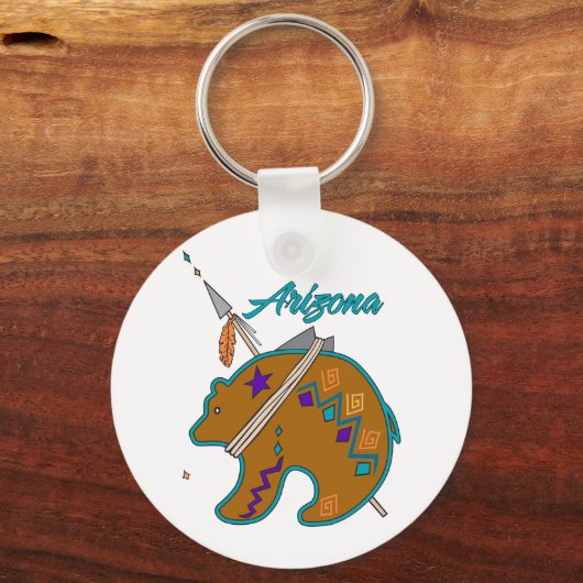 Bear Clan Arrow Schlüsselanhänger (Vorderseite)