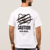 Bear Claw Funny T-Shirt (Rückseite)
