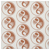 Bear Claw Yin Yang Fabric Stoff (Muster)